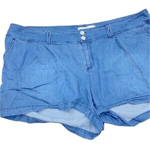 Torrid denim chambray shorts size 20